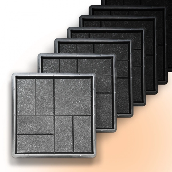 Форми для тротуарної плитки Верес-2007 Паркет 400х400 мм 10 шт. (1020410-3294) - фото 1 Форми для тротуарної плитки Верес-2007 Паркет 400х400 мм 10 шт. (1020410-3294) - фото 1