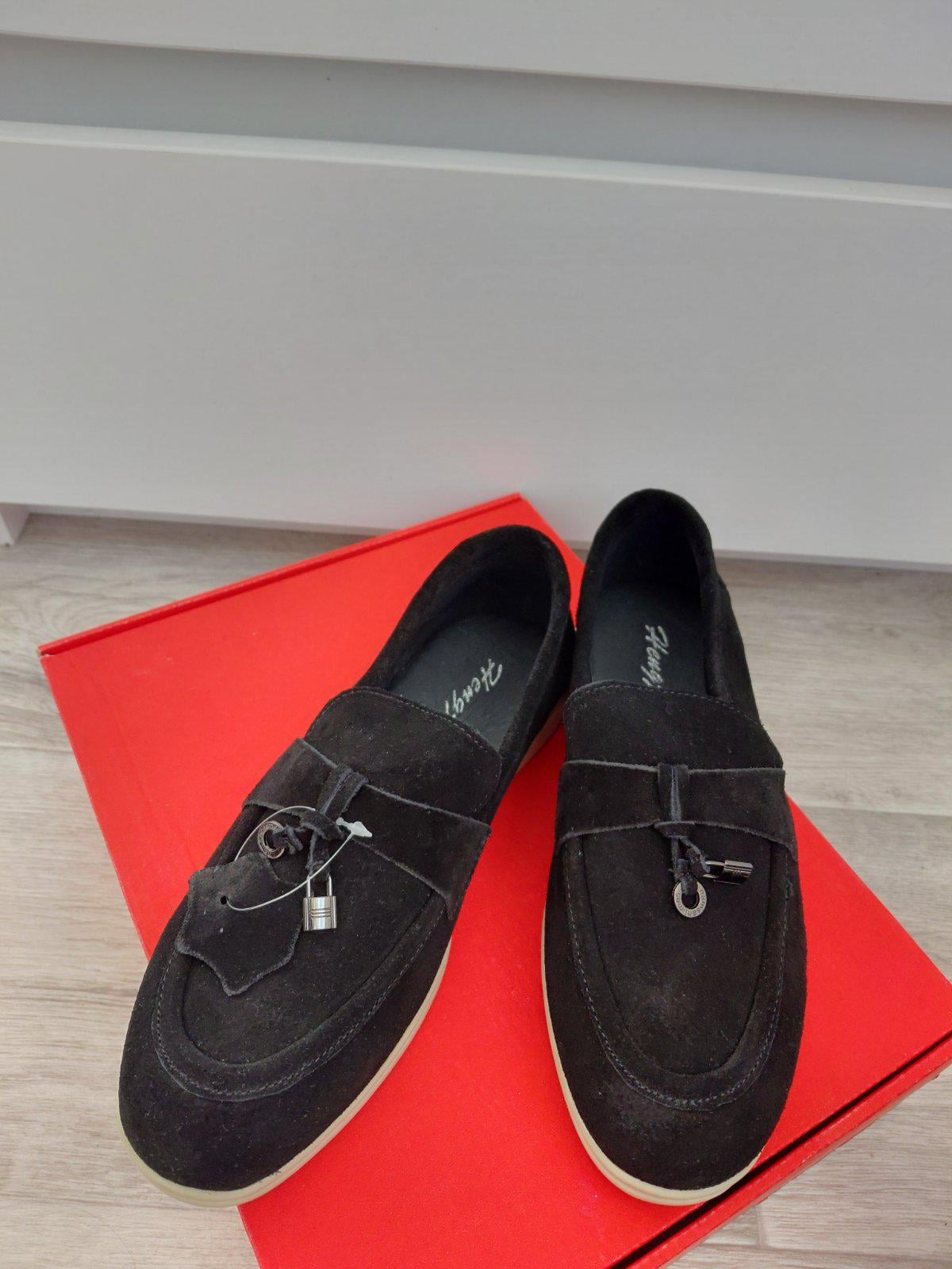 Лофери з натурального замшу р. 37 (455-1)