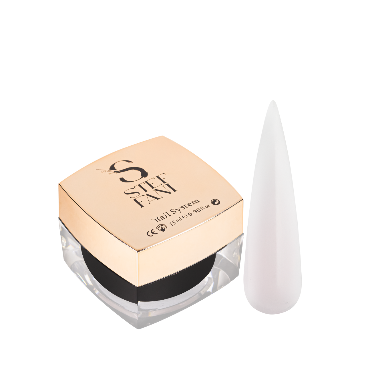 Гель для нарощування нігтів камуфлюючий Steffani Jelly Gel 15 мл 06 Рожево-білий Гель для нарощування нігтів камуфлюючий Steffani Jelly Gel 15 мл 06 Рожево-білий