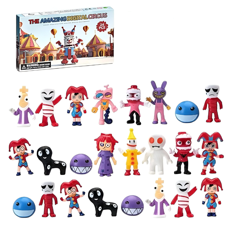 Адвент-календарь новогодний LZMH 034 24 окошка с фигурками героев (30405743)