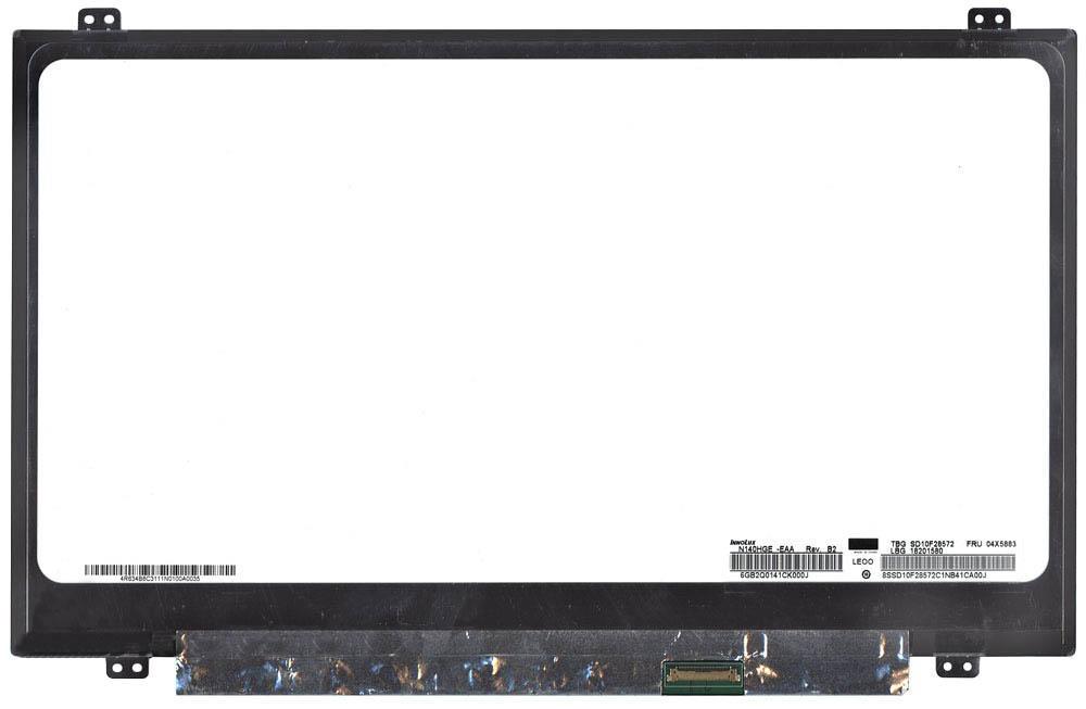 Матрица для ноутбука 14,0" Slim 30 pin eDP справа 1920x1080 LED крепления вверх/вниз матовая CMO-Innolux N140HGE-EAA