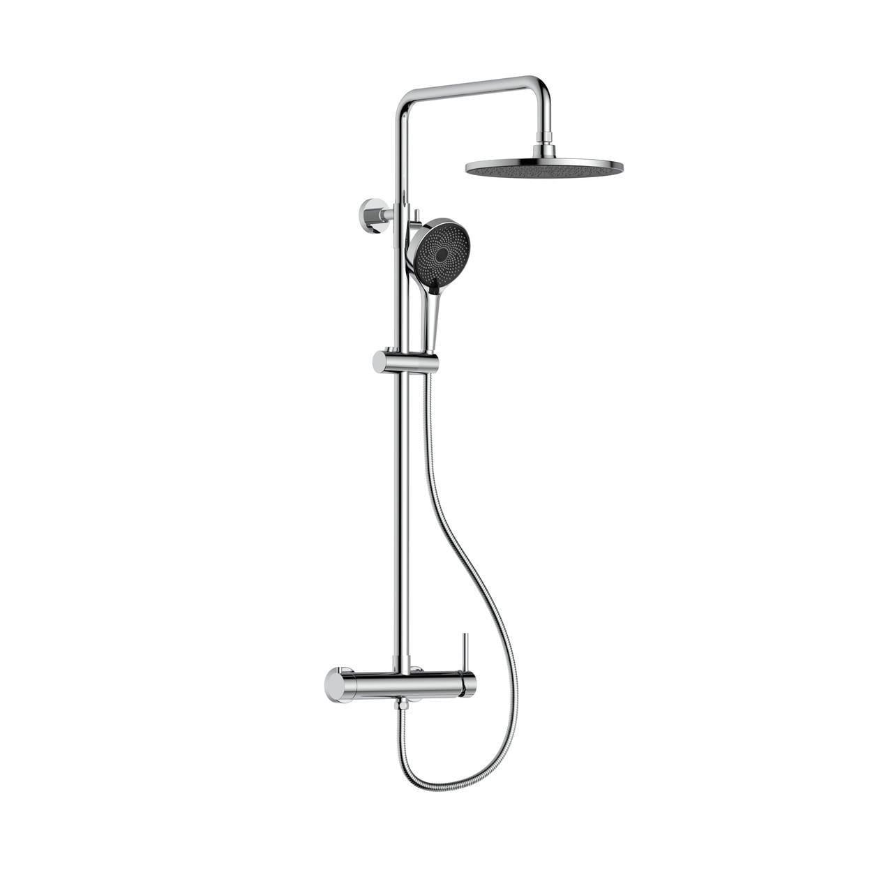 Душевая система универсальная Qtap Sloup QT57103OC на два потребителя Chrome (2552208055)