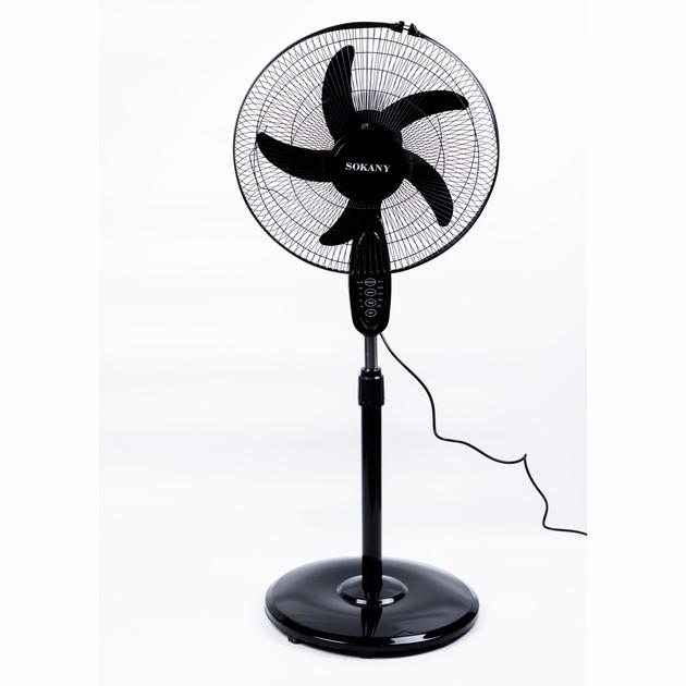 Вентилятор напольный с 5 лопастями и с 3 скоростями для офиса и дома Ø 40 см (2b3ca9e9) - фото 6 Вентилятор напольный с 5 лопастями и с 3 скоростями для офиса и дома Ø 40 см (2b3ca9e9) - фото 6