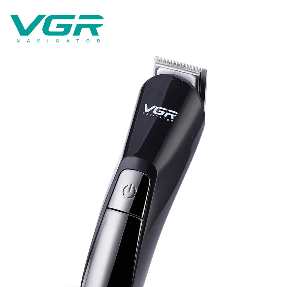 Машинка для стрижки VGR Trimmer Set аккумуляторная Черный - фото 4