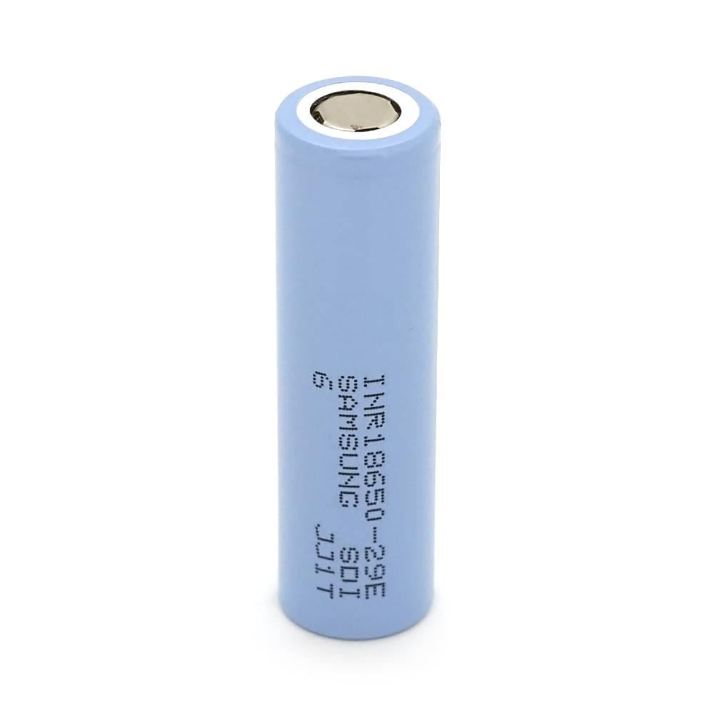Акумулятор Li-Ion 18650 Samsung INR18650-29E SDI-6 2900mAh 8,25A 4,2/3,65/2,5V 2 шт. в упаковці Blue (38054)