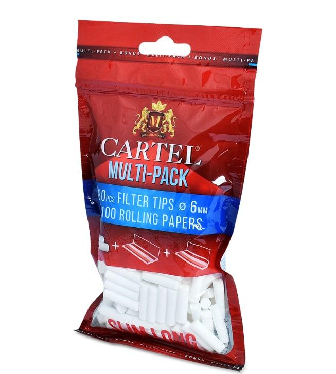 Фільтр сигаретний Filter tips Cartel Multi-Pack Slim Long 6/22 мм 180 шт. (13596)