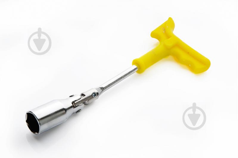 Ключ свечной СИЛА 16x250 мм профессиональный с усиленной ручкой (041255)