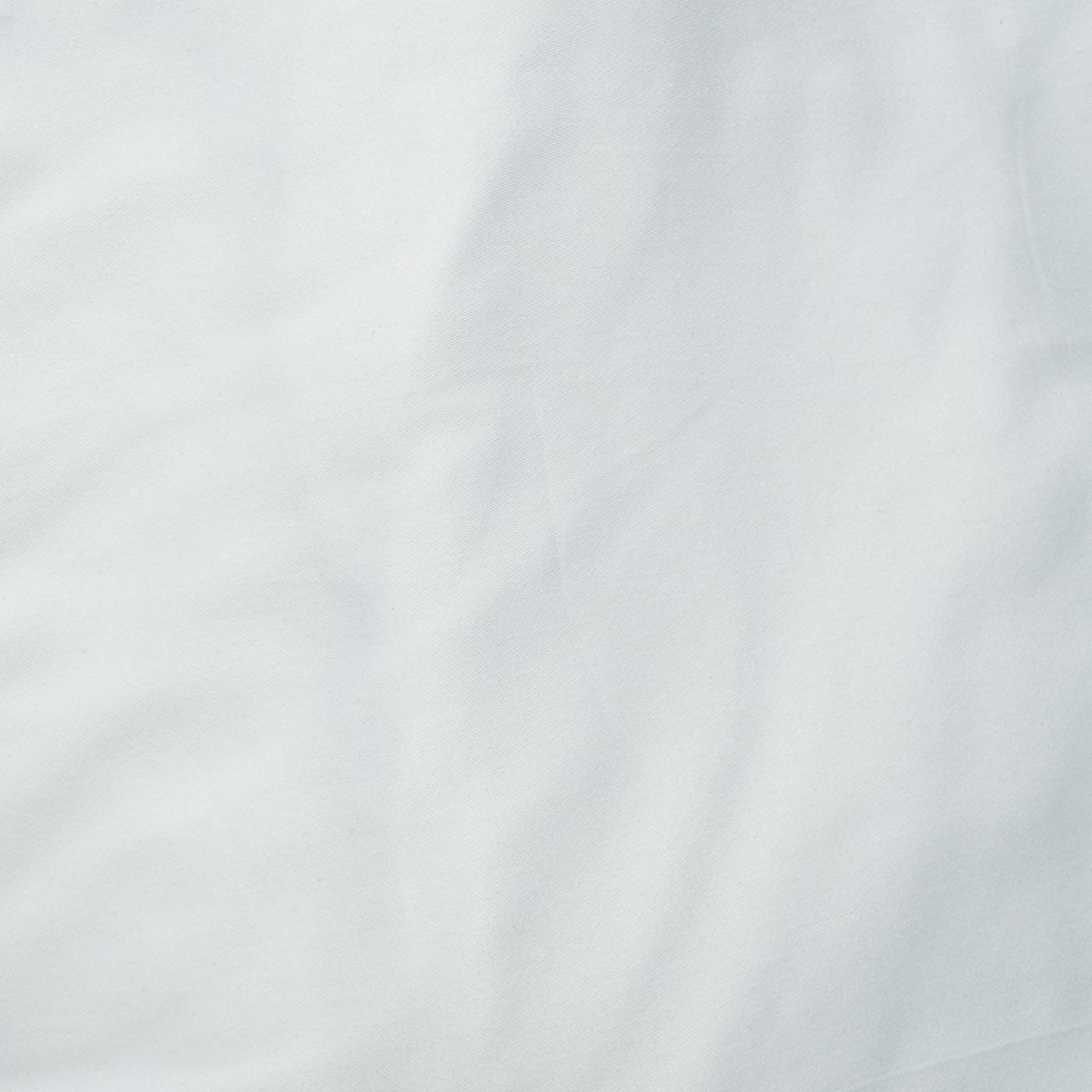 Простынь на резинке двуспальная сатин хлопок 125 г/м2 160х200х25 см Белый (chn-pnr-sa-160-25-white) - фото 2