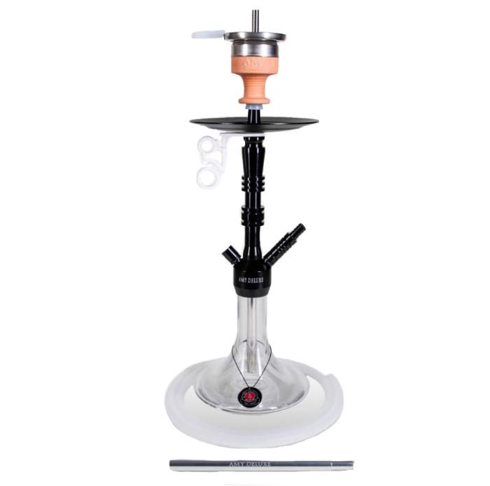 Кальян AMY Deluxe 069.02 Alu Lima S на 1 персону 60 см Прозрачный (827228557)
