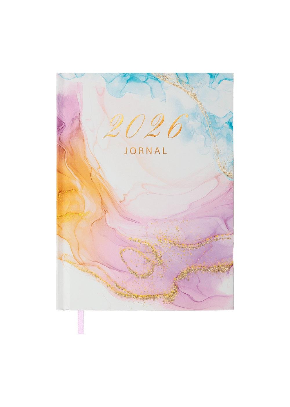 Ежедневник Buromax 2026 MIST А5 датированный Розовый (BM.21164-10)