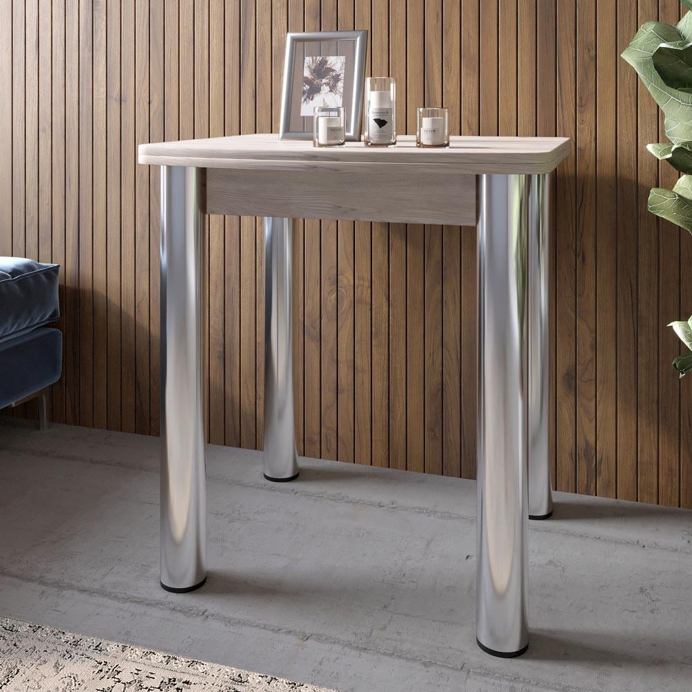 Обеденный стол Lion Нота Мини раскладной 60x70/70x120 см Самоа дымчатый (000-000-2632) - фото 2 Обеденный стол Lion Нота Мини раскладной 60x70/70x120 см Самоа дымчатый (000-000-2632) - фото 2