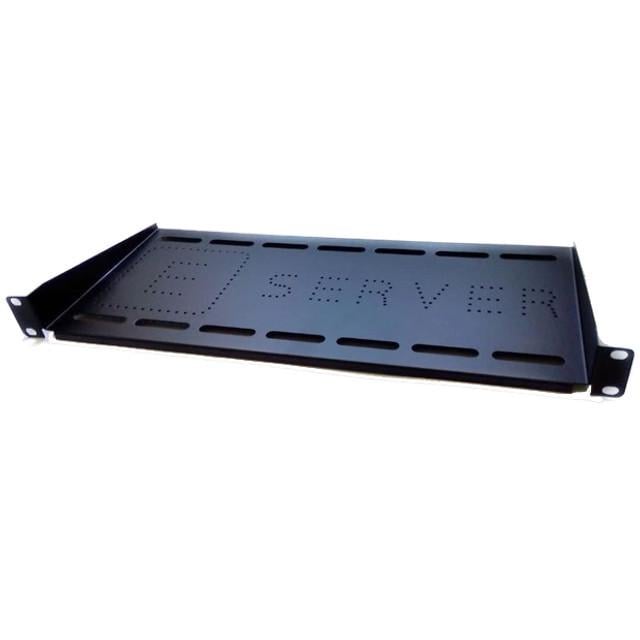 Полиця консольна EServer 1U 19″ 420х200 мм Чорний