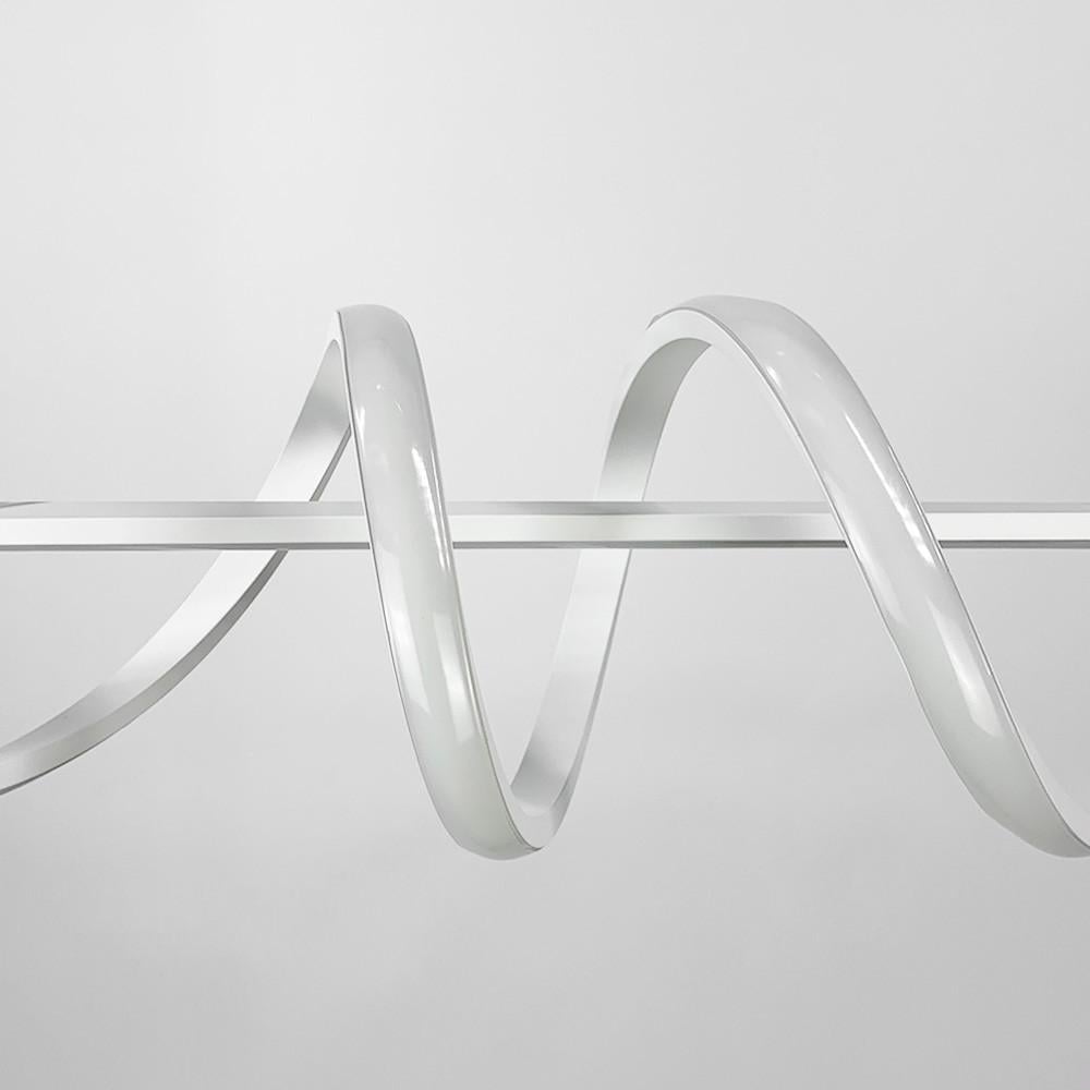 Люстра видовжена Wave 120 см Білий (K 23 WT) - фото 2 Люстра видовжена Wave 120 см Білий (K 23 WT) - фото 2