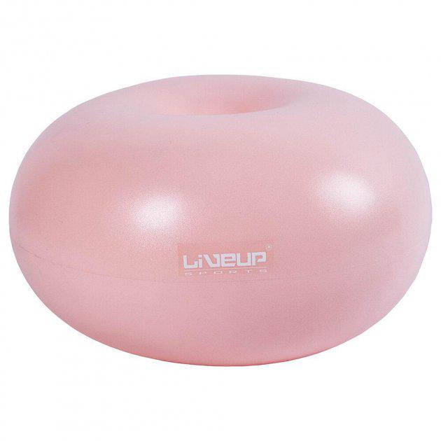 Фитбол LiveUP Donut Ball LS3567-p 45х25 см Розовый - фото 2