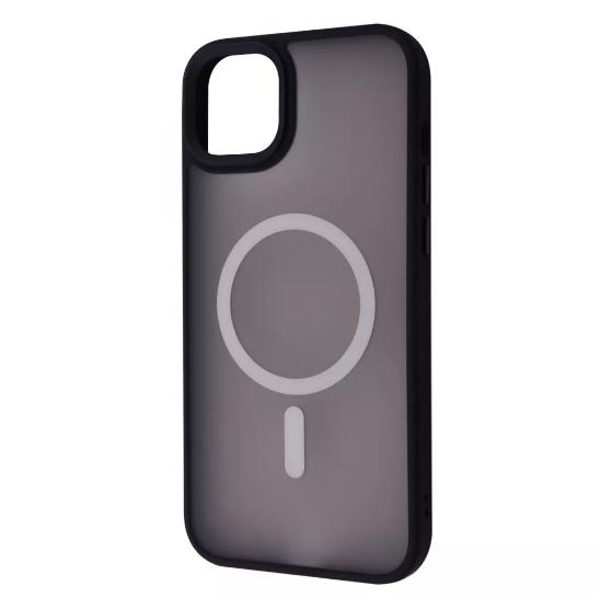 Чехол-накладка для телефона WAVE Matte Colorful Case with Magnetic Ring - iPhone 14 Plus/15 Plus  black (382500001)