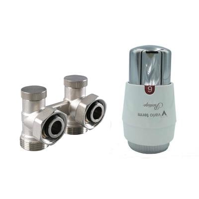 Комплект Vario Term Standard тип V Prestige угловой Белый/Хром (PRNYGS0201C/FK)