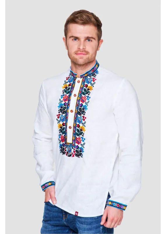 Вышиванка мужская р. 52 Белый (497)