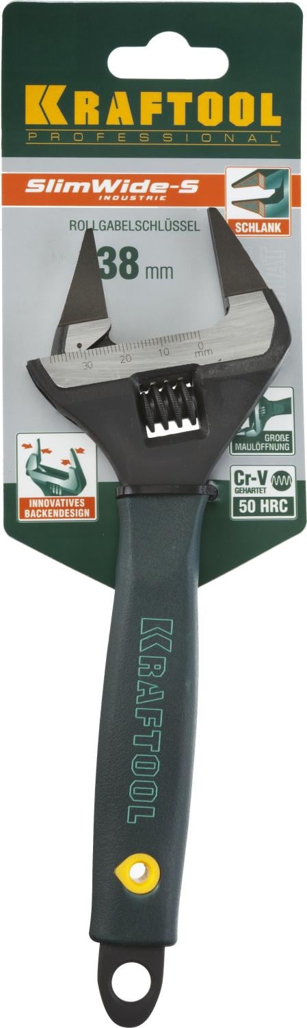 Ключ разводной Kraftool 200/38 глубина зева 45 (27263-20)