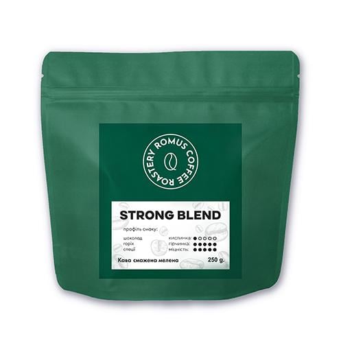 Кофе молотый Romus Coffee Roastery Strong Blend 250 г (667583)