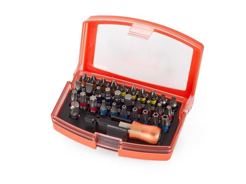 Набір біт Sturmax 1041-01-SS1 2415714591 сталь S2 пластиковий кейс 32 шт.