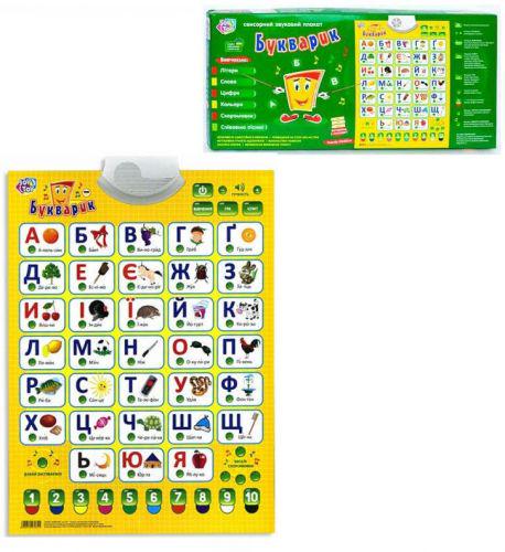 Плакат інтерактивний Букварик (15157-f07bd)