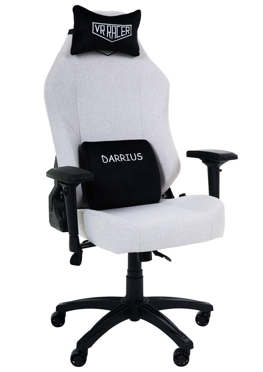 Геймерське крісло AMF VR Racer Darrius розкладне Сірий
