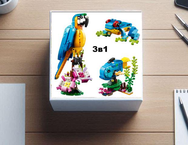 Конструктор папуга 235 деталі (588) - фото 5 Конструктор папуга 235 деталі (588) - фото 5