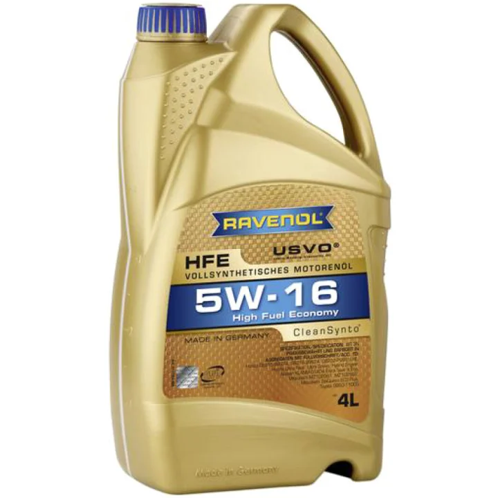Моторное масло RAVENOL HFE 5W-16 4 л (1111104004) Моторное масло RAVENOL HFE 5W-16 4 л (1111104004)