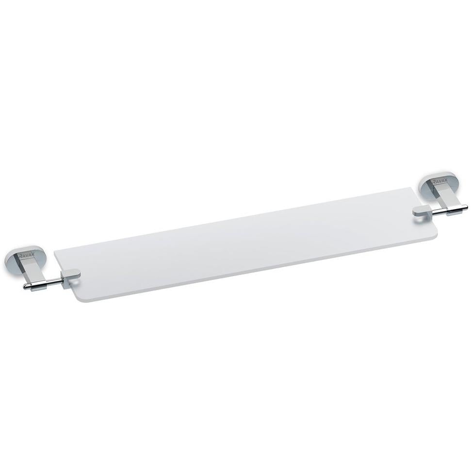 Полка настенная стеклянная RAVAK X07P195 Хром (90416)