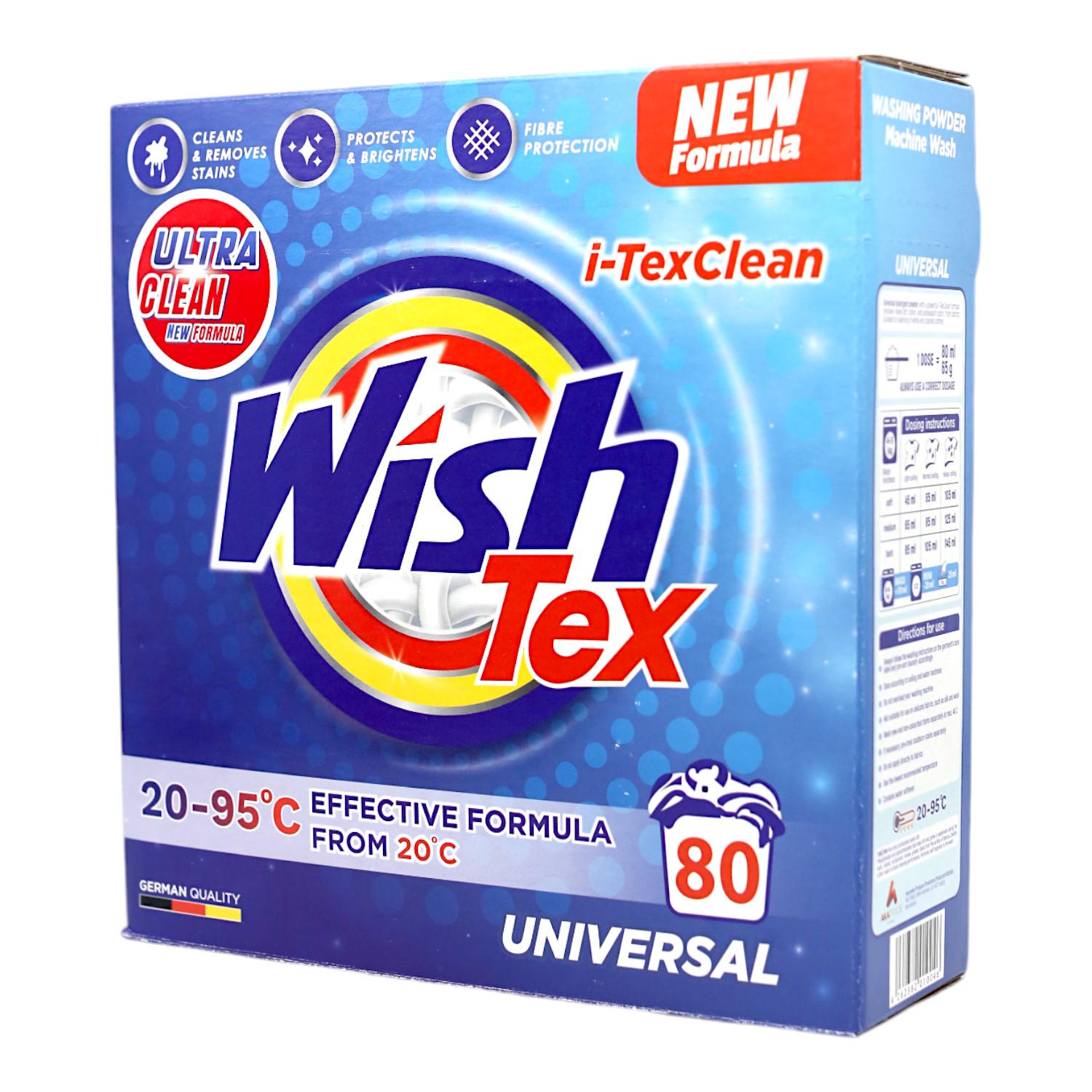 Порошок для стирки Formula WishTex New Universal 80 стирок 5,2 кг (НФ-00007184) Порошок для стирки Formula WishTex New Universal 80 стирок 5,2 кг (НФ-00007184)