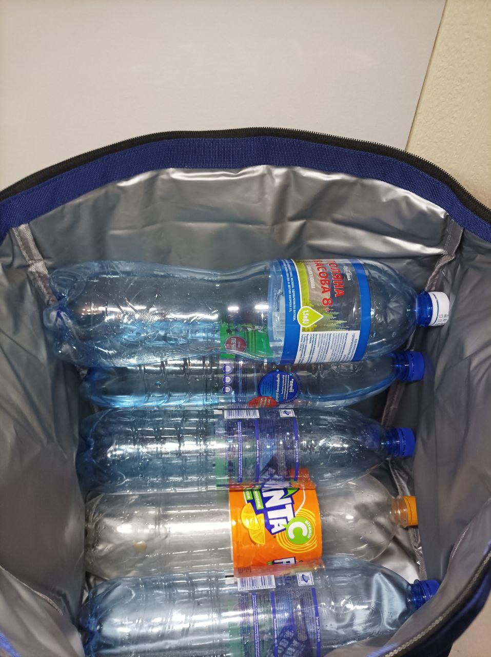 Термосумка-холодильник 30 Л (28-38*37*22 см), серая с регулируемым объемом - фото 4 Термосумка-холодильник 30 Л (28-38*37*22 см), серая с регулируемым объемом - фото 4