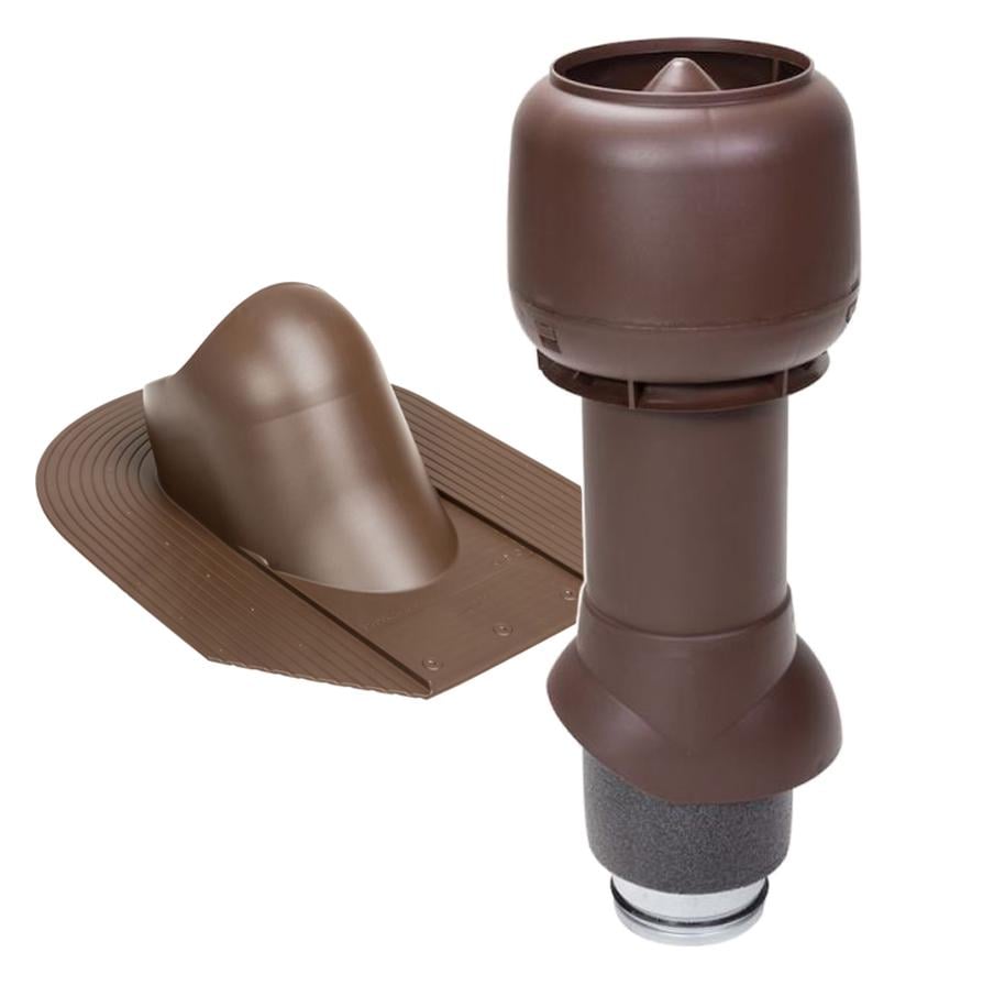 Вихід вентиляційний Vilpe утеплений Ø 125 мм 500 мм для бітумної черепиці 8017 Коричневий (29904629) - фото 1 Вихід вентиляційний Vilpe утеплений Ø 125 мм 500 мм для бітумної черепиці 8017 Коричневий (29904629) - фото 1