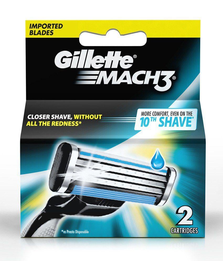 Сменные кассеты для бритья Gillette Mach3 2 шт. (GM2S)