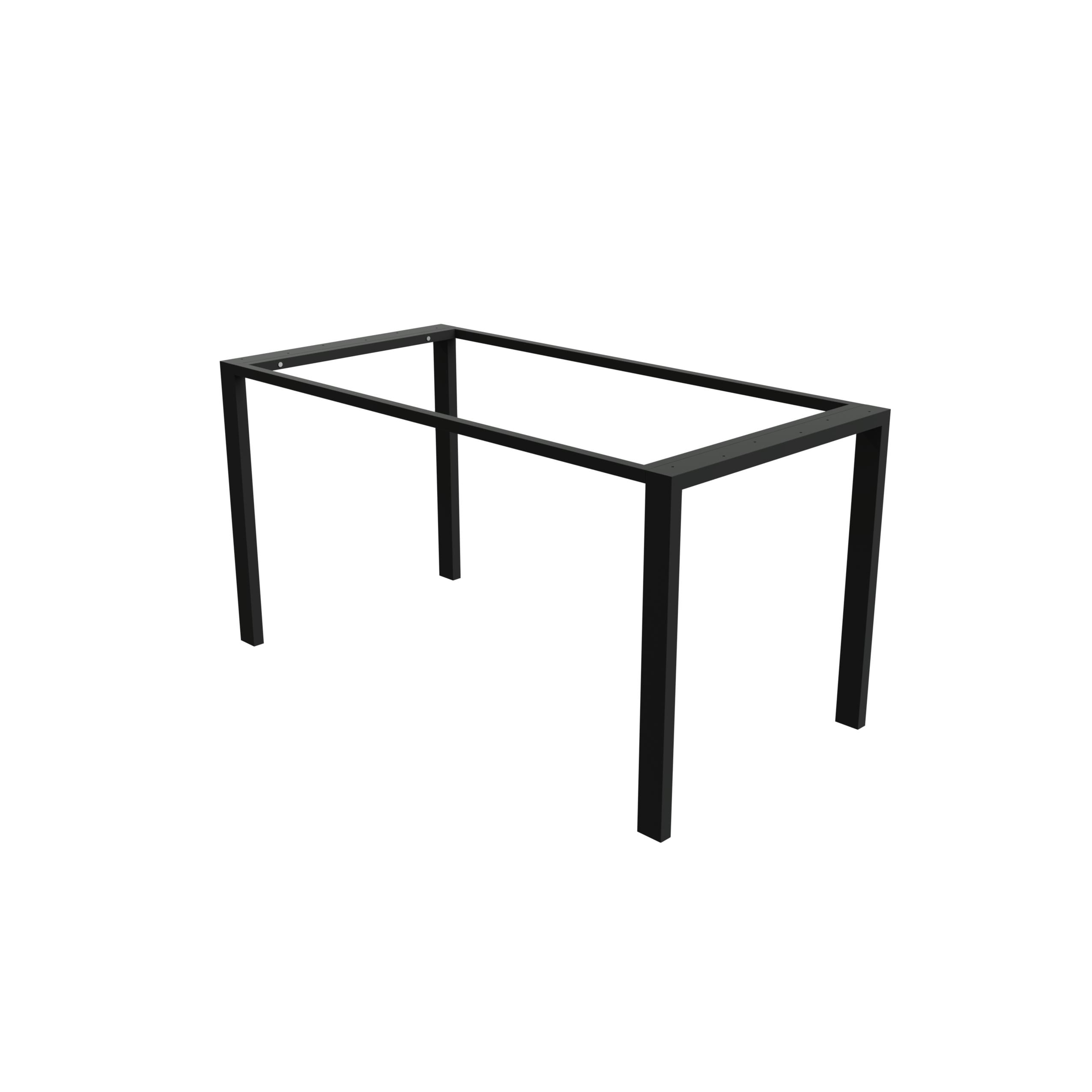 Каркас для стола Lofty Company Просто Серия 35 металлический ширина 1400х700 мм Черный