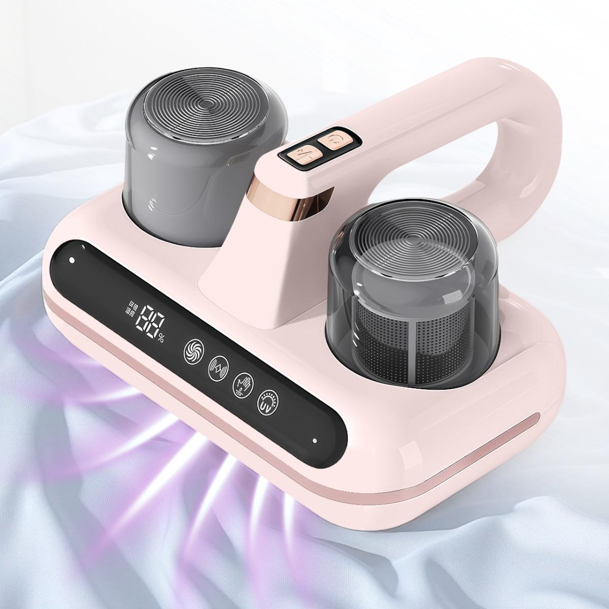 Пилосос ручний аккумуляторний для матраців та килимів Рожевий (VEN-1176P) - фото 6 Пилосос ручний аккумуляторний для матраців та килимів Рожевий (VEN-1176P) - фото 6