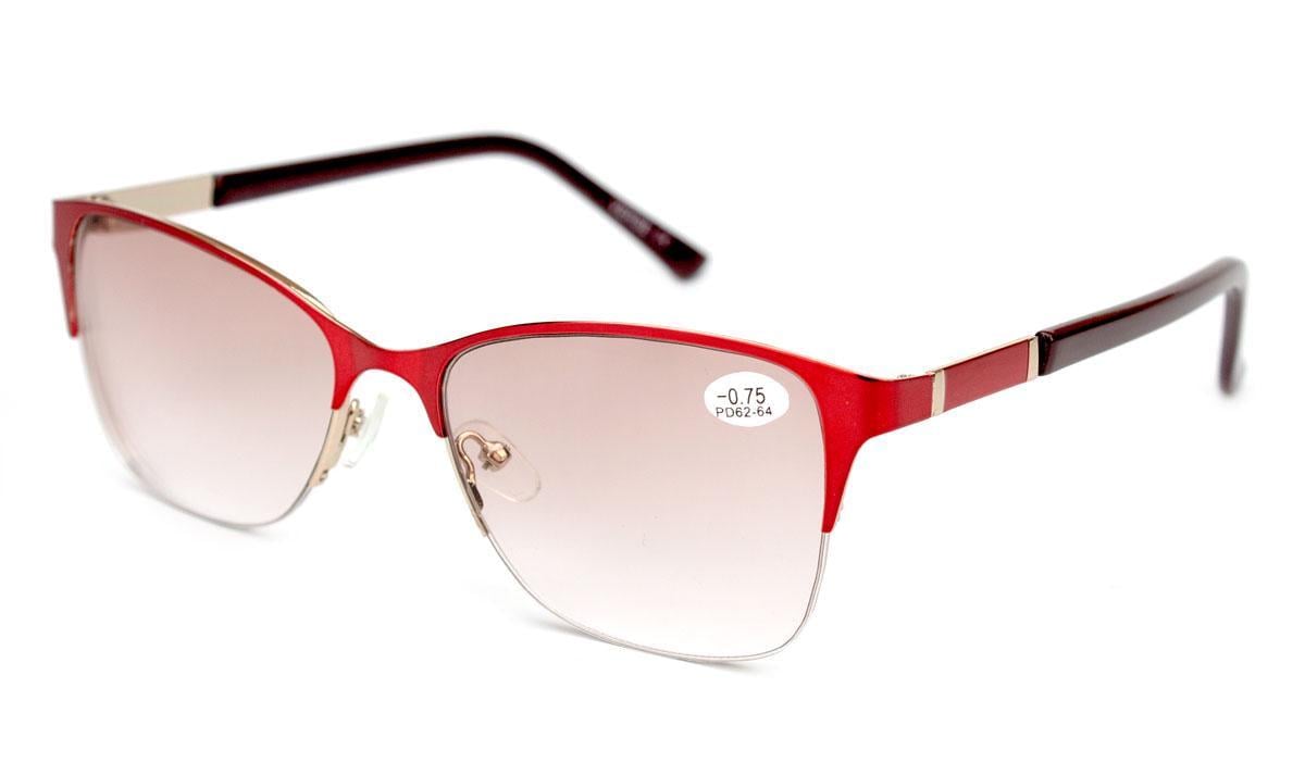 Окуляри для зору в металевій оправі Verse 320168S-C3 тон -3,00 (4641316)