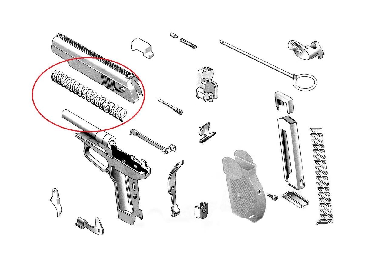 Возвратная пружина ПМ травмат (2023202781) - фото 3 Возвратная пружина ПМ травмат (2023202781) - фото 3
