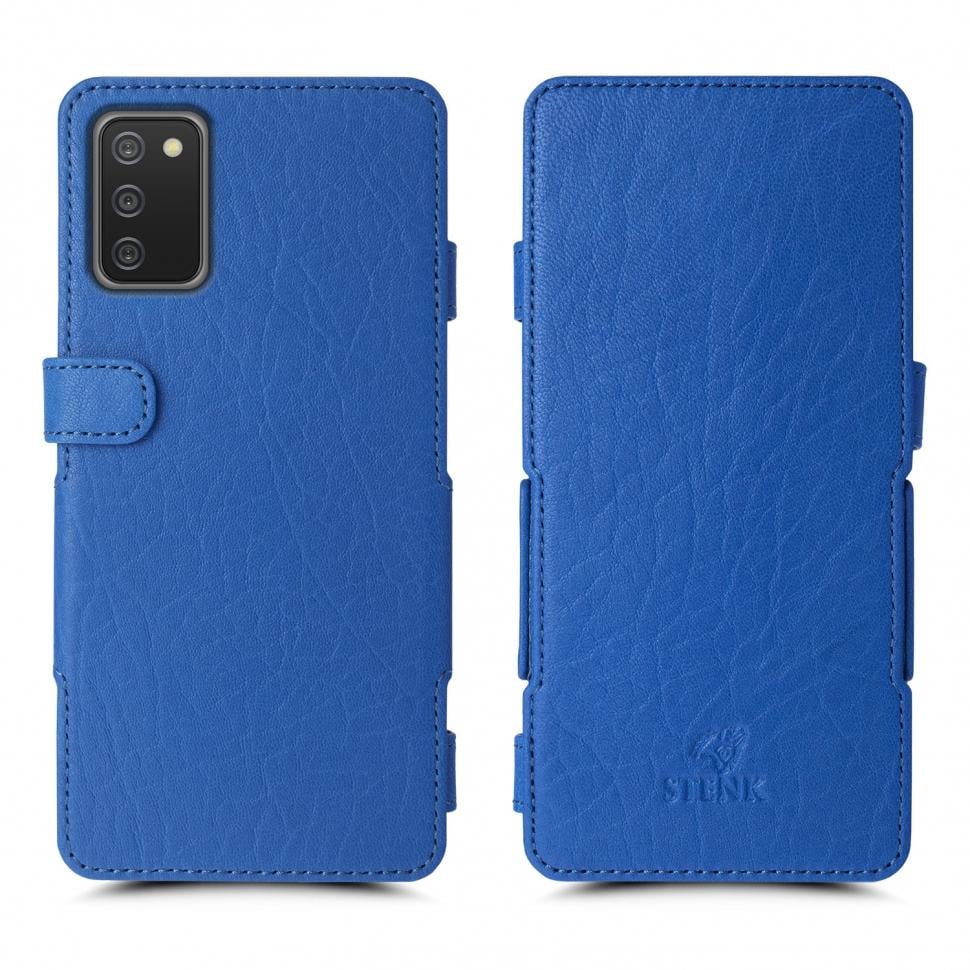 Чохол книжка Stenk Prime для Samsung Galaxy A02s Яскраво-синій (68210)