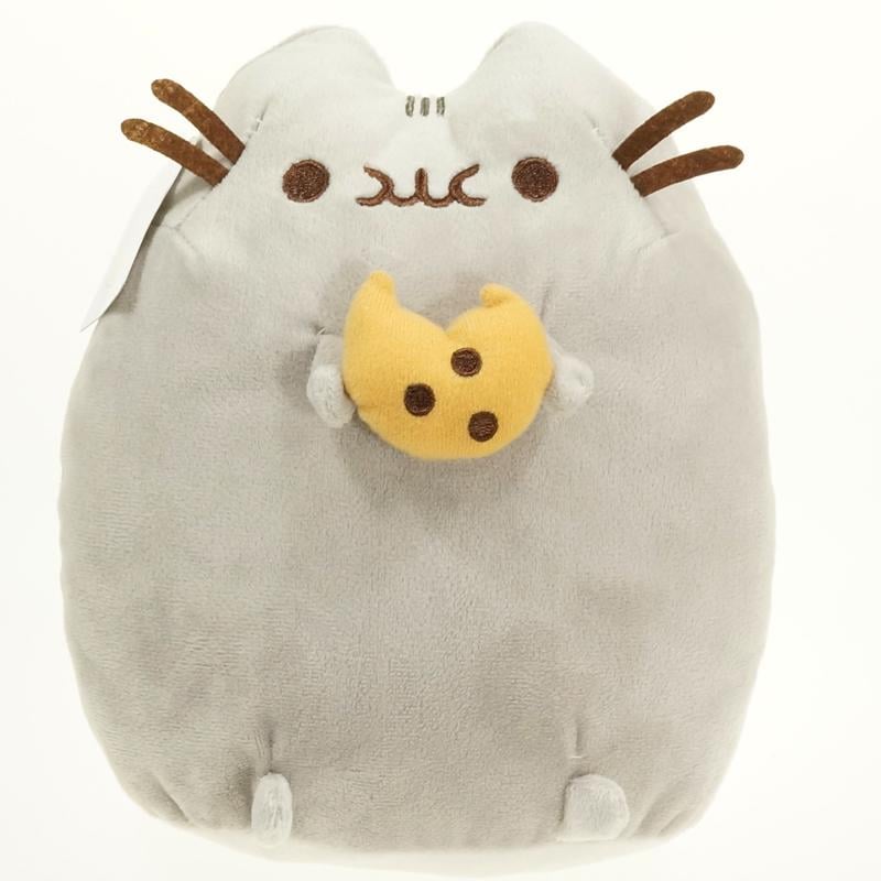 М'яка іграшка дитяча Pusheen cat з печивом 20 см Сірий (арт EPC12597M)