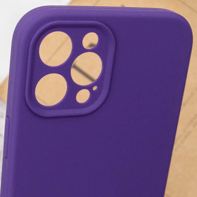 Противоударный Чехол Silicone Case Full Camera Protective (AA) для Apple iPhone 13 Pro Max (6.7") Фиолетовый / Amethyst - фото 6