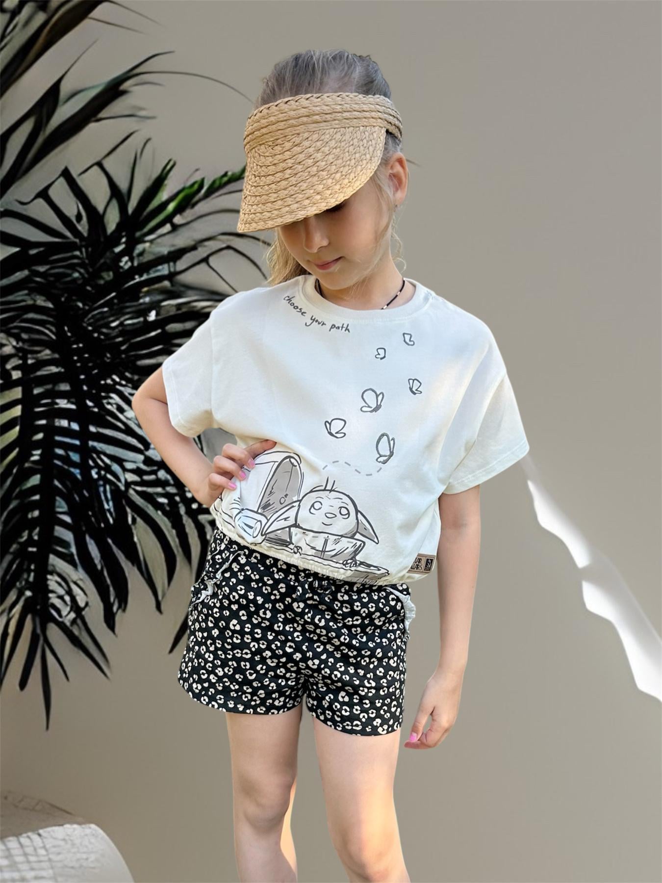 Футболка Star Wars 5/6 років 116 см Бежевий