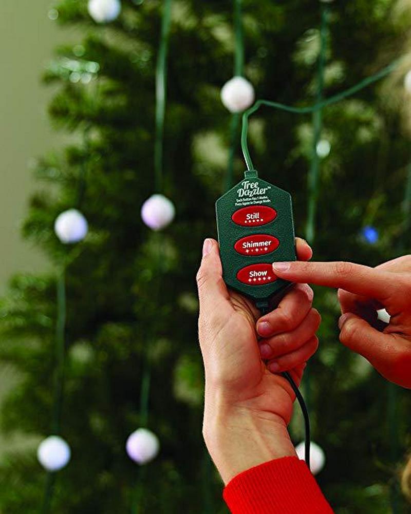 Світлодіодна гірлянда з кулями Tree Dazzler з верхівкою для ялинки 64 LED 16 кольорів та 3 режими - фото 10