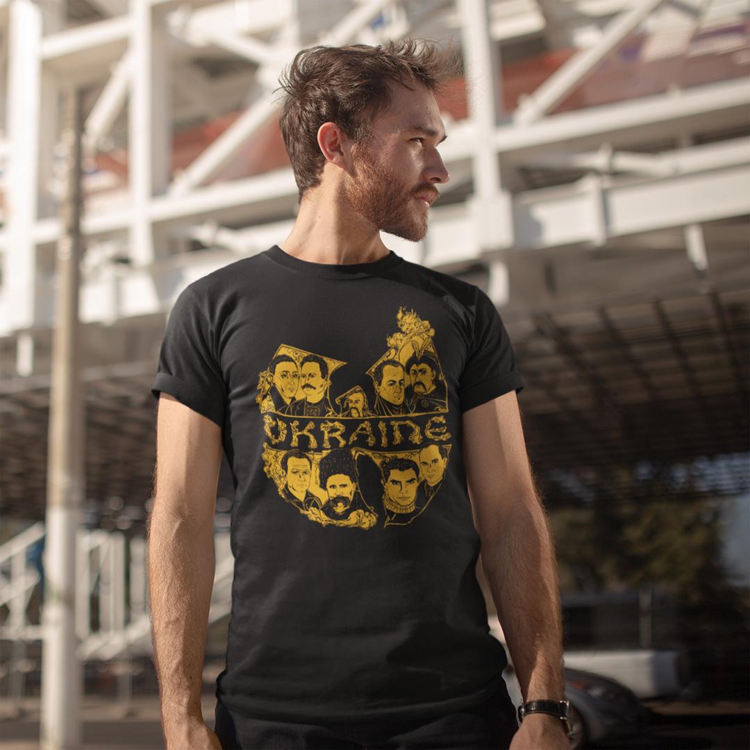 Футболка унисекс Wu Tang WUkraine 5XL Черный (00000002151)