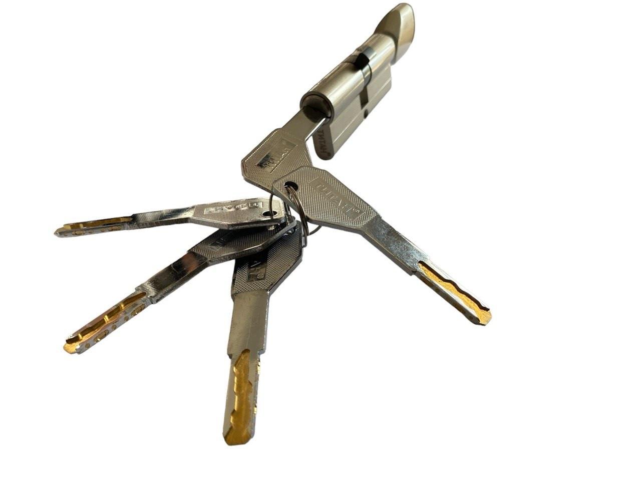 Цилиндр для замка Титан 3D серия M 70 C SN удлиненный ключ - фото 2 Цилиндр для замка Титан 3D серия M 70 C SN удлиненный ключ - фото 2