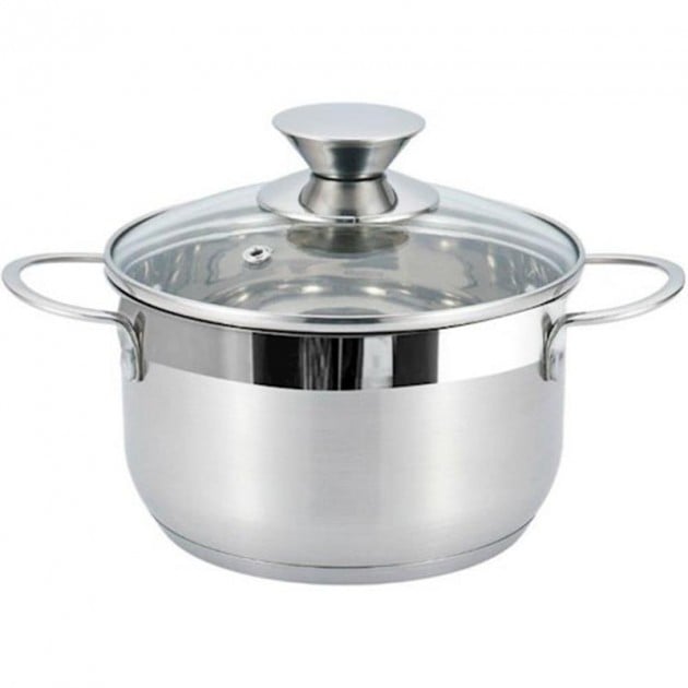 Кастрюля из нержавеющей стали Gusto Media GT-1101-20 3,6 л