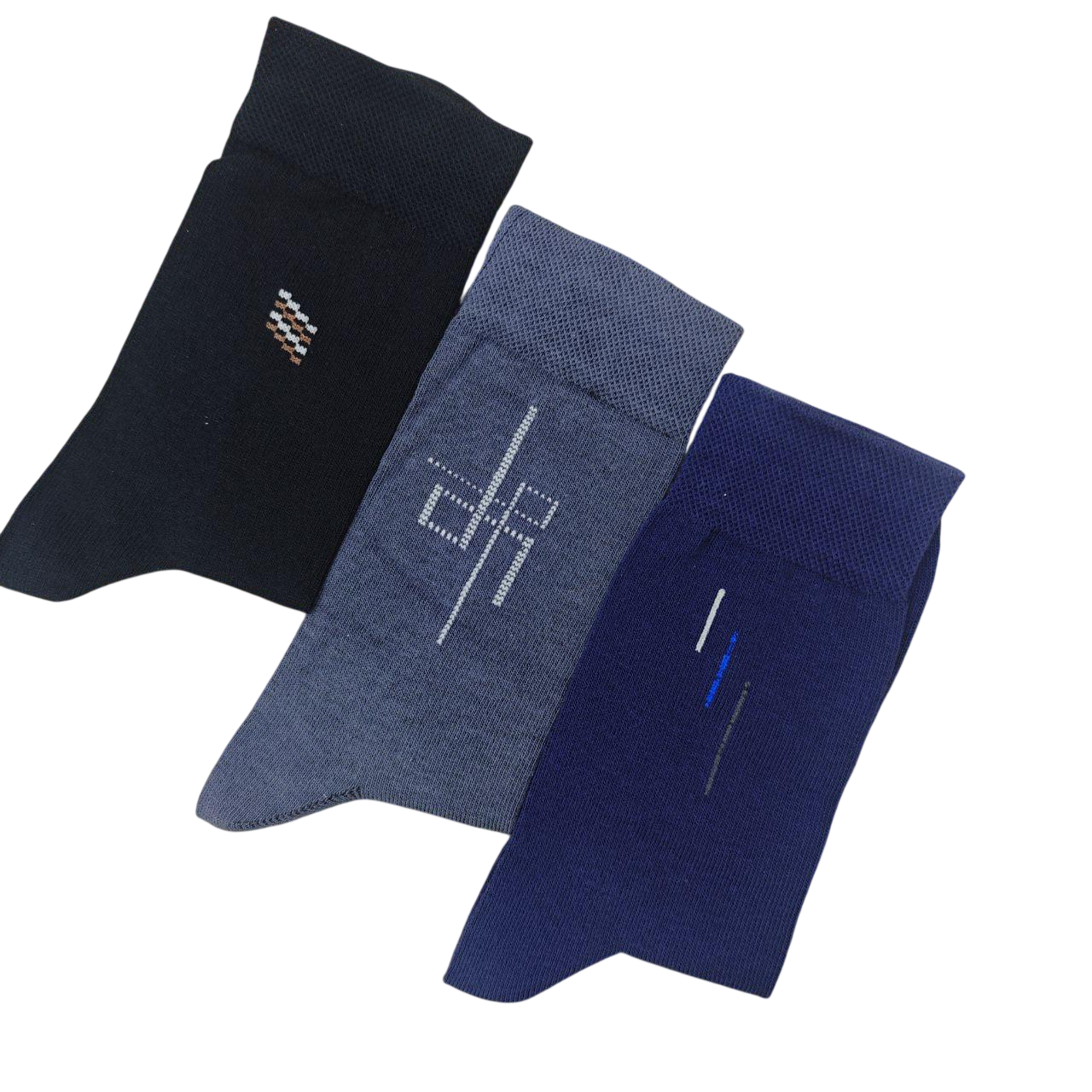 Набор носков мужских King Cotton демисезонные 39-42 г. 6 пар Черный/Синий/Серый (559Mix-127)