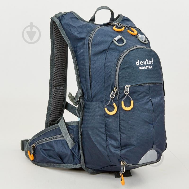 Рюкзак спортивный с жесткой спинкой planeta-sport DTR V-15л 803 44х21х12 см Темно-синий