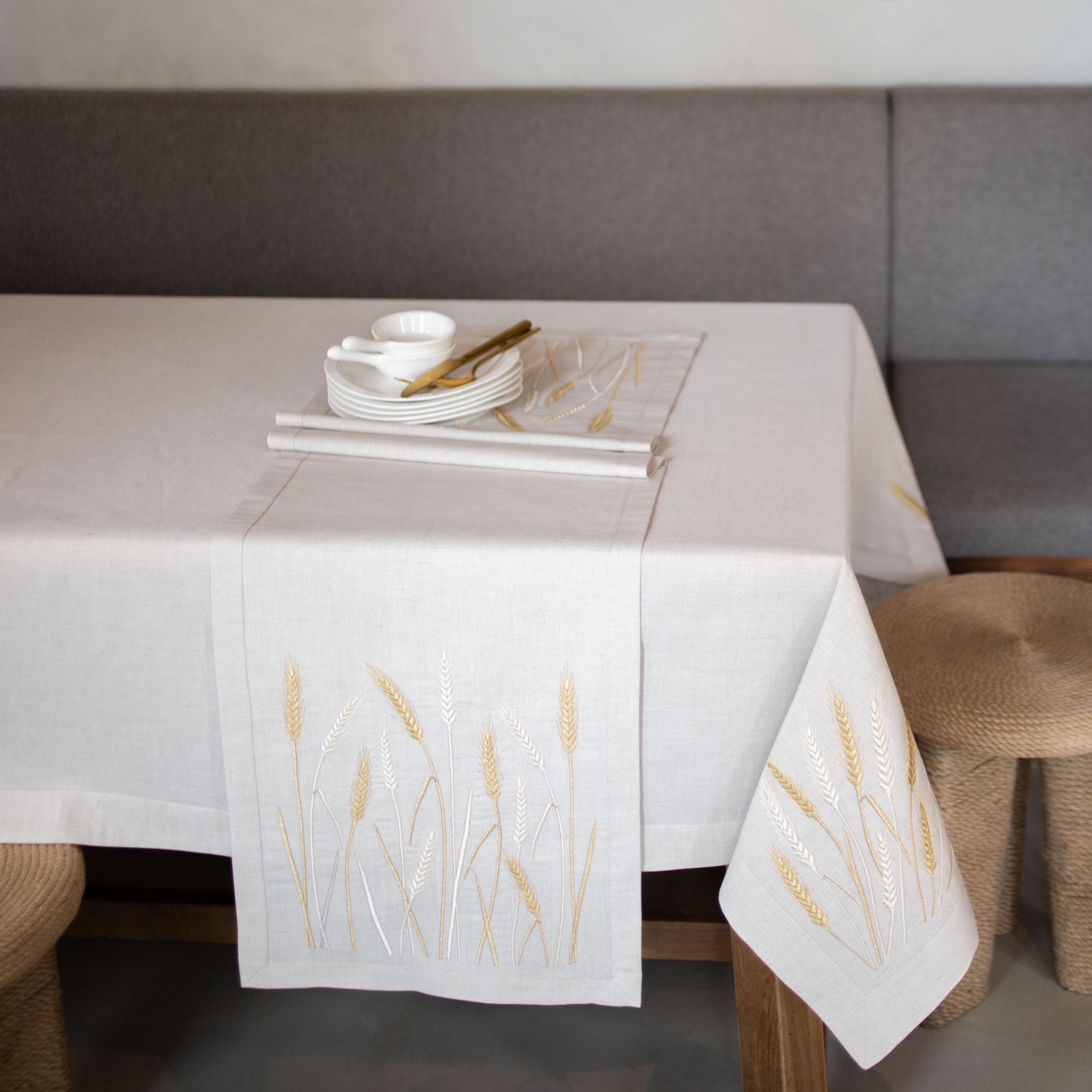 Скатертина вишита Пшеничне поле 3,0x1,5 м (06-23/00) - фото 2 Скатертина вишита Пшеничне поле 3,0x1,5 м (06-23/00) - фото 2