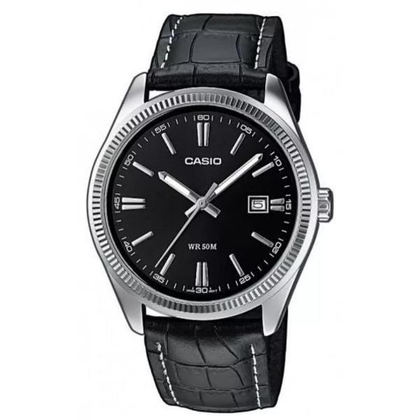 Наручные часы мужские Casio MTP-1302PL-1A Timeless Collection Черный (2705340784)