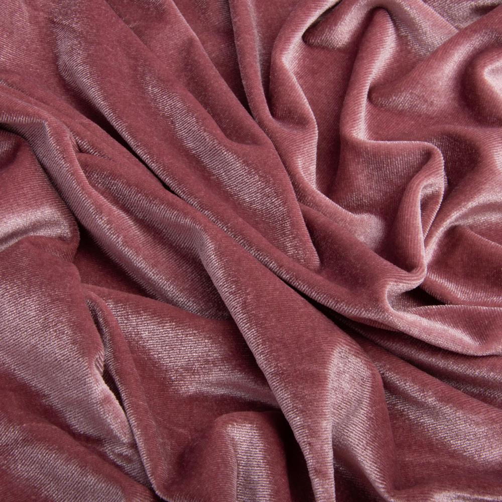 Тканина велюр V-3 284 гр/м2 140 см Пудровий (25897) - фото 3